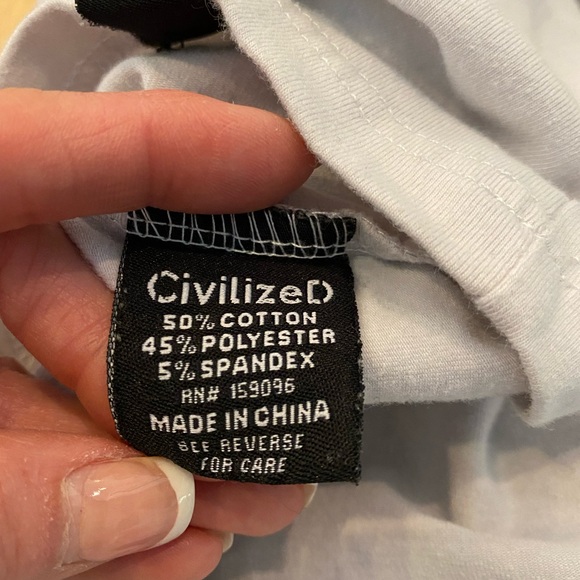 Civilized Mens World Is Mine Tee Chenille Bear w Rhinestone Embellishments / XXL - Picture 11 of 13